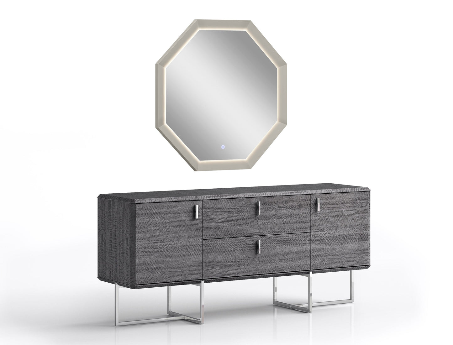 Miroir hexagonal Chloé