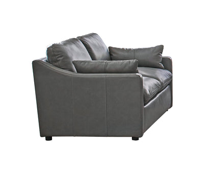 Canapé rembourré à accoudoirs inclinés Grayson, gris 