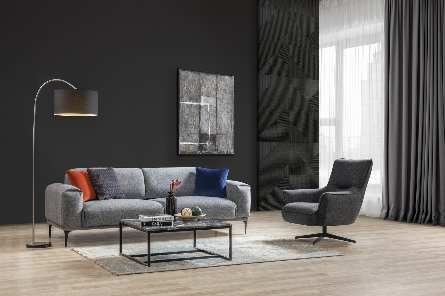 Chaise pivotante Fatsa