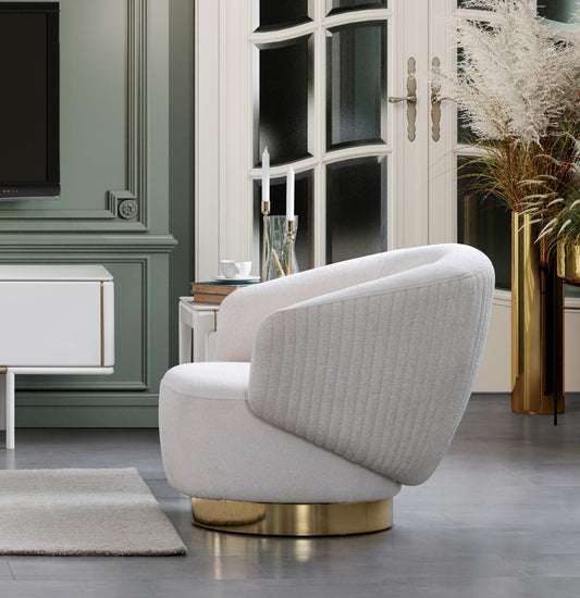 Fauteuil d'appoint pivotant Erzin