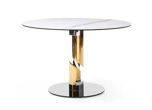 Table à manger ronde Gloria