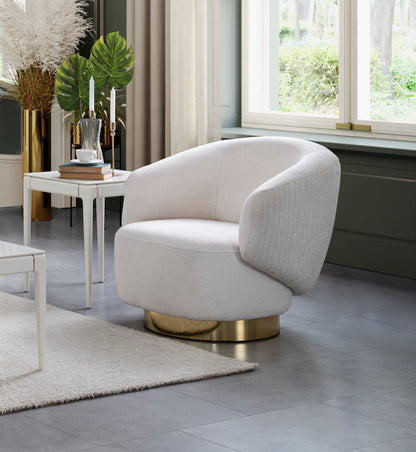 Fauteuil d'appoint pivotant Erzin