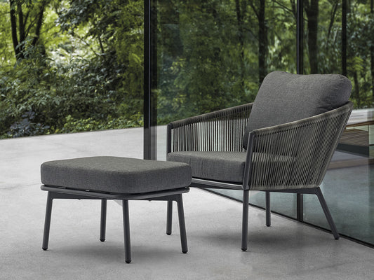 Chaise et pouf Yarrow
