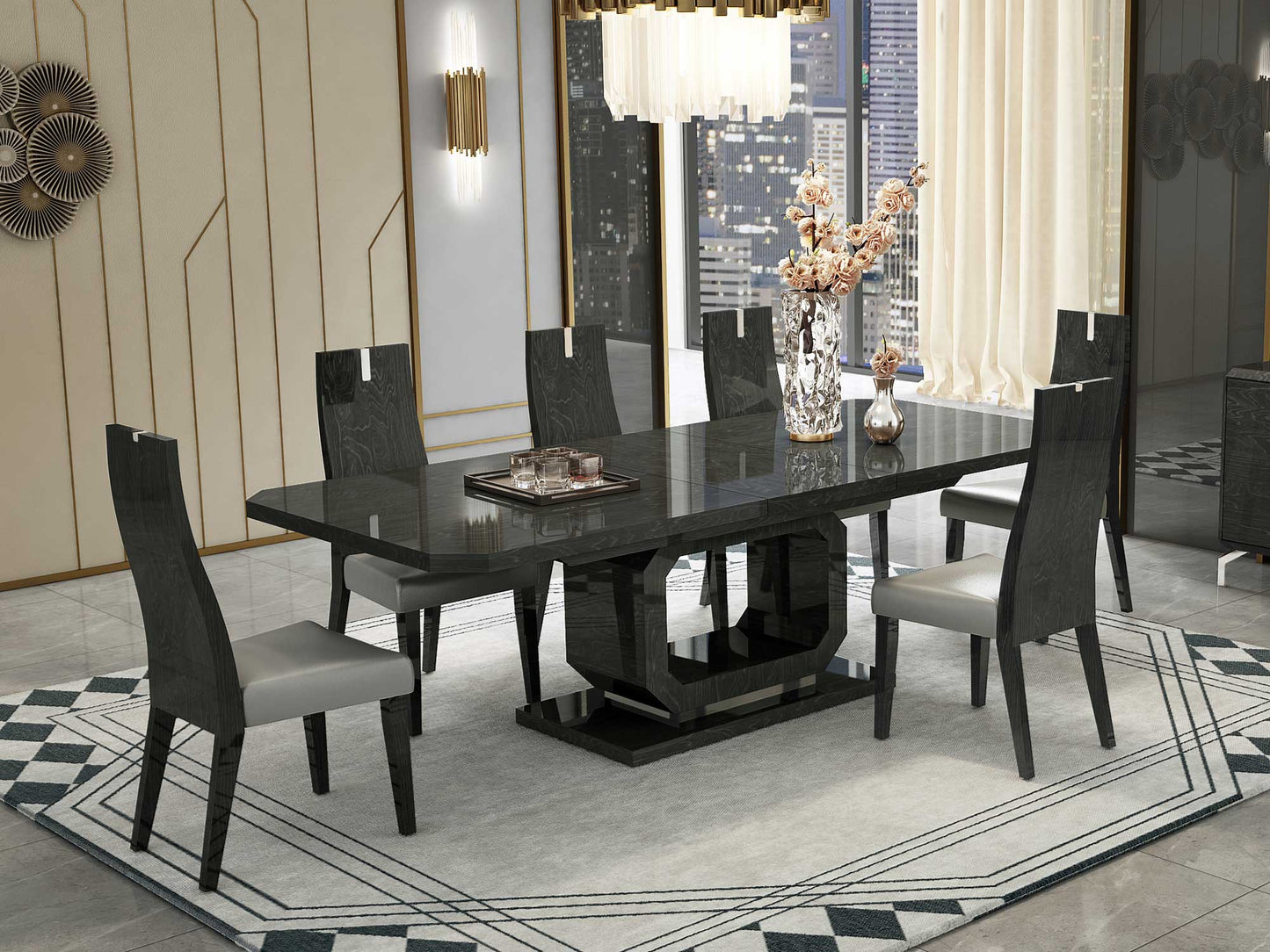 Table à manger extensible Los Angeles
