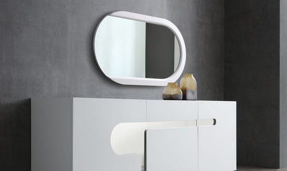 Miroir ovale mandarin