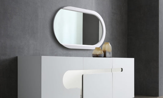 Miroir ovale mandarin