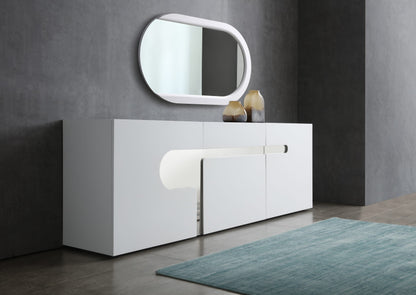 Miroir ovale mandarin